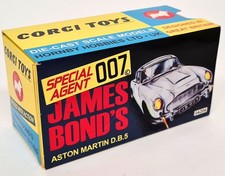 Corgi 9cm - Aston Martin DB5 007 James Bond Goldfinger Silver Diecast Model Car