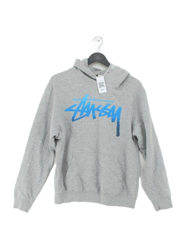 Stussy men hoodie grey - stussy, men's