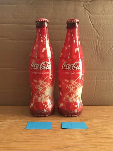 Coca cola glass bottles - cola, x2