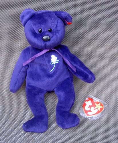 Beanie baby purple - ty,