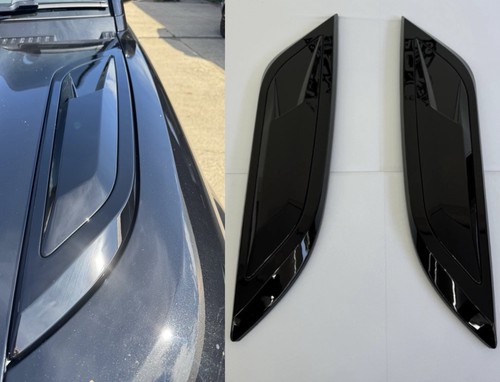 Bonnet vents gloss black fits - gloss,