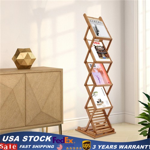 Foldable wood book - book, rack