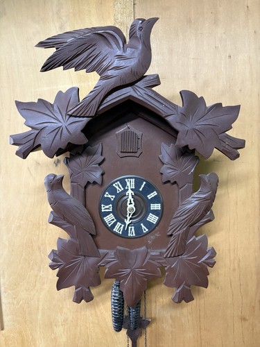 Vintage large cuckoo clock - vintage,