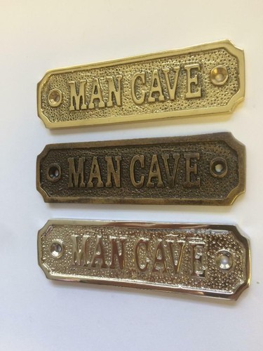 Man cave door sign plaque - door,