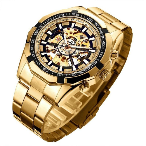 Mens watches dial skeleton - mens,