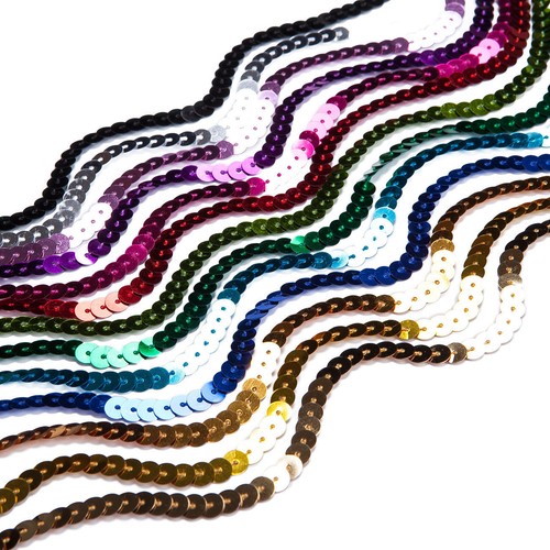 Sequin trim 6mm - sequin,