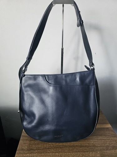 Radley navy leather tote - tote, bag