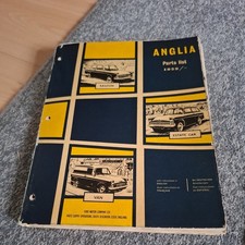 Ford Anglia 105E 123E Original Factory Parts List Catalogue VGC Estate Van
