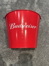 Budweiser Red Beer Ice Bucket