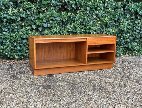 Mid century teak unit with - teak,