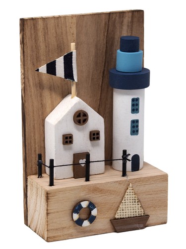 Wooden coastal lighthouse and - coastal,