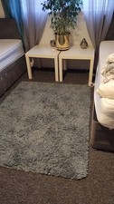 2x White Ikea Lack Side Table
