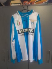 Lazio 2000 2001 Long Sleeve Champions League Shirt Puma XL Veron