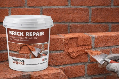 Brick red - red, mortar