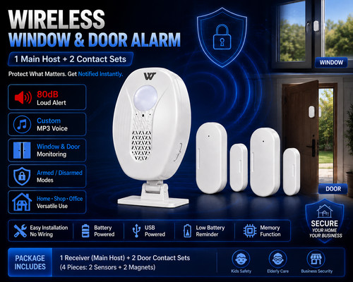 Waytronic wireless - 🚪🔔,