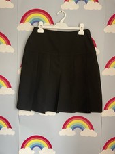Girls M&S Black School Skirt