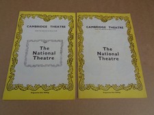 Jeremy Brett- Lot of 2 1970 National Theatre Programmes