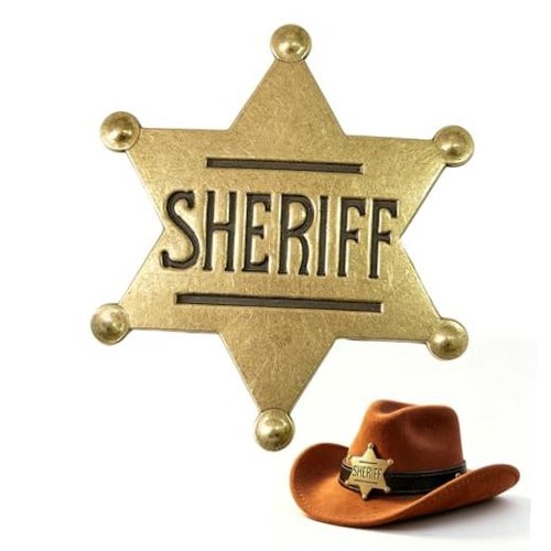 Sheriff deputy badge western - sheriff, badge,western