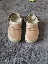 Crocs Men's Brown Leather Trim