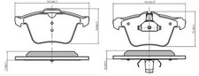 NAP Front Brake Pad Set for