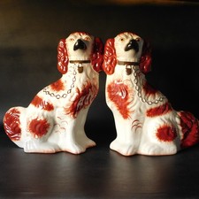 LARGE PAIR OF STAFFORDSHIRE
