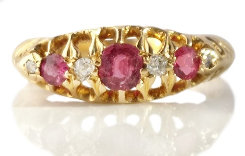 Victorian stone 28tcw - victorian, ruby