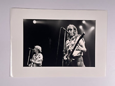 Status Quo Photo Francis Rossi Original On Stage Black And White Promo 1980s