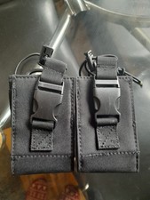 2 x Universal Belt Loop Hook  Pouch Bag Nylon Case For All Mobile Phone Holster