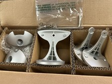 KEF Speakers KHT-1005 Wall Bracket Pack L C R Silver SP3418AA Home Cinema