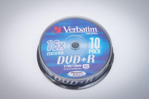 Verbatim dvd 7gb discs - 4.7gb,