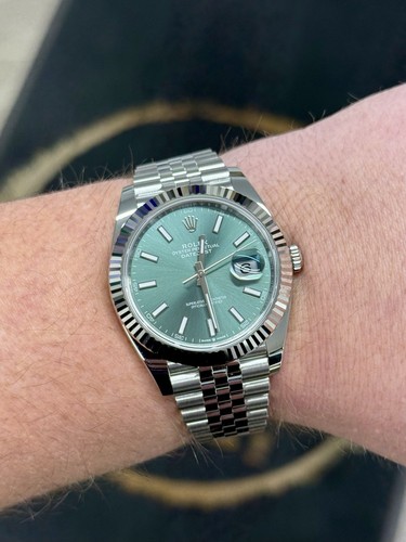Rolex datejust 41mm - datejust, green