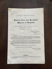 Rare - Old - Masonic