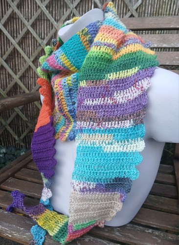 Hand knitted stegasaurus - hand-knitted,