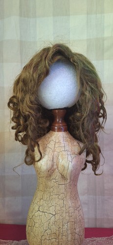 Antique mohair doll wig - antique,