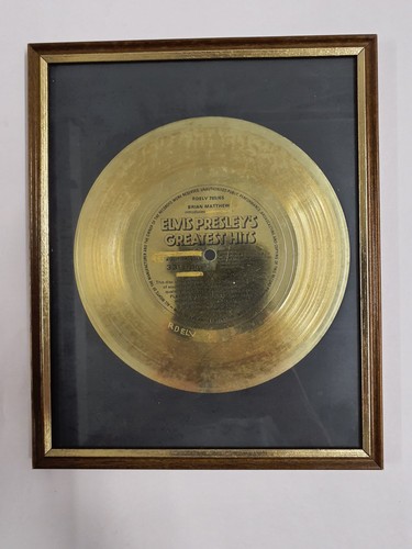Elvis presley gold record - presley,