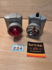 Vintage Bicycle Pair Off Lamps Lights #224