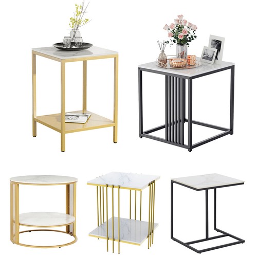 Marble coffee table corner - coffee,