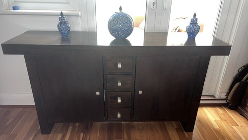 Solid oak sideboard large - solid,