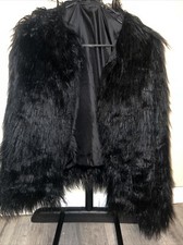 Lanshifei Black Faux Fur