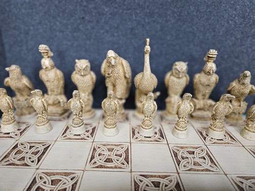British birds chess - chess, set