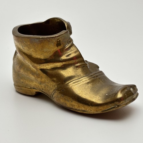 Vintage solid brass - brass, shoe