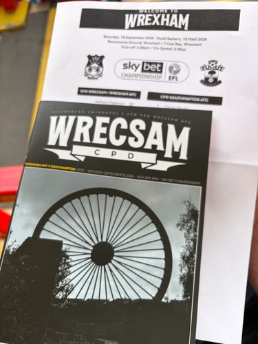 Wrexham southampton 2026 27 - wrexham, 2026/27