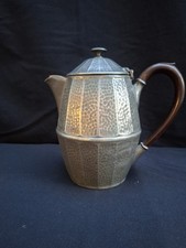 Vintage Hammered Pewter Teapot
