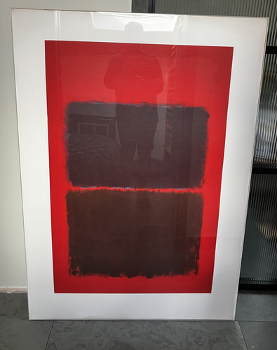 Mark rothko light red - light, over