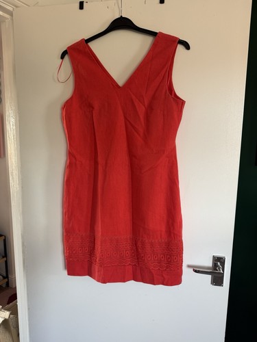 Linen blend dress - linen,