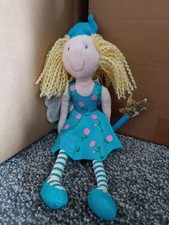 2002 Felicity Wishes Blue  Fairy Rag Doll Emma Thomson RARE