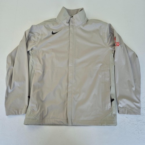 Nike jacket medium - beige, mens