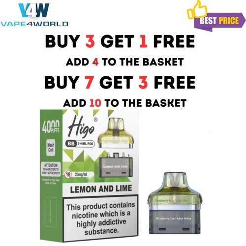 Higo bb4000 prefilled - prefilled, pods