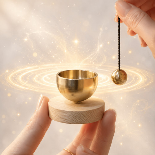 Mini singing bowl set - bowl,