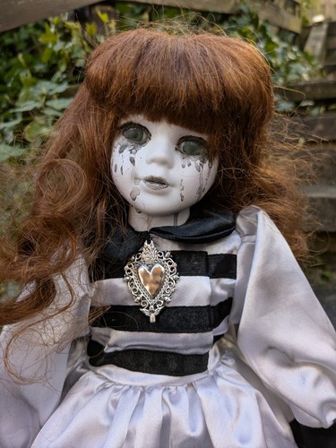 Vintage porcelain doll - 17, "